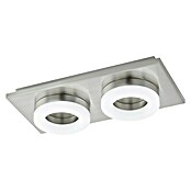 LED-Deckenleuchte (Nickel matt, L x B x H: 29,5 x 14,5 x 5,5 cm)