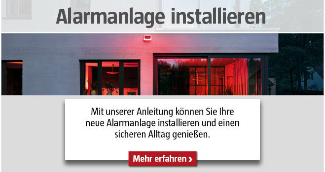 Alarmanlage installieren