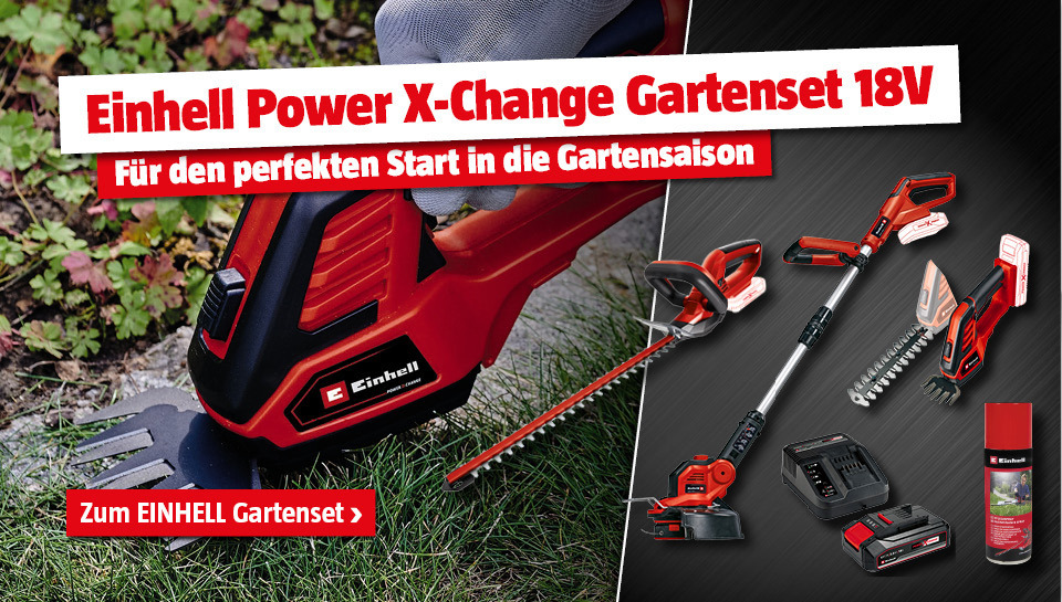 Einhell Gartenmaschinen-Set