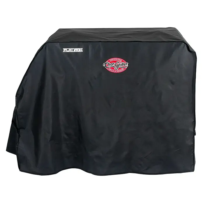 Char-Griller Grill-Schutzhülle - Passend für: Flat Iron Premium Gas Griddle - Schwarze Char-Griller Flat Iron Grillabdeckung aus strapazierfähigem Stoff.