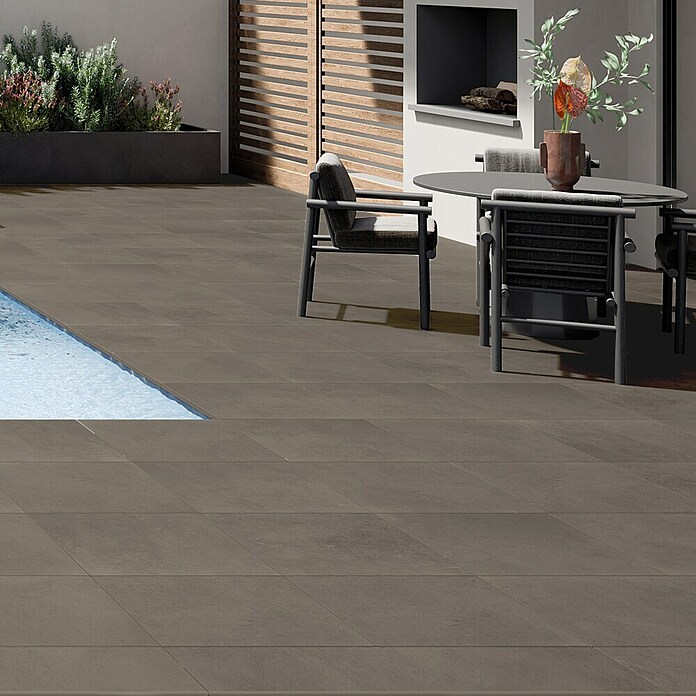Art-Tec by Palazzo Terrassenfliese (60 x 60 x 2 cm, Taupe, Matt)