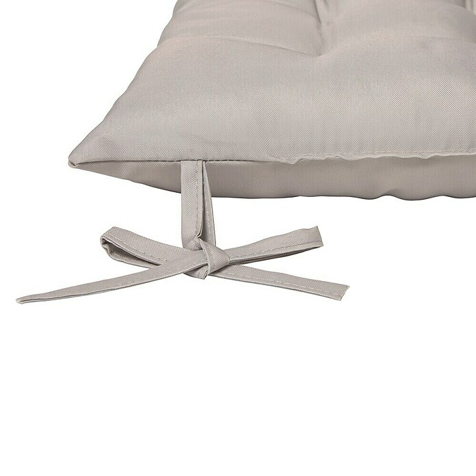 Cojín para silla water resist (45 x 45 x 5 cm, Taupe, 100% poliéster) | BAUHAUS