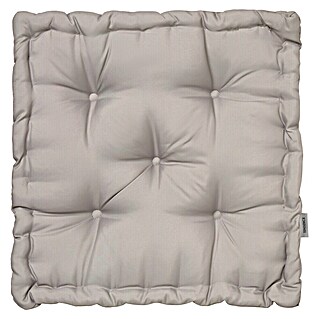 Cojín para suelo capitone water resist (Taupe, 45 x 45 cm, 1 ud.)