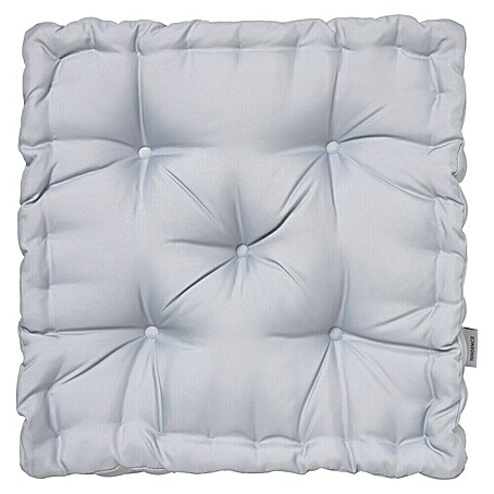 Cojín para suelo capitone water resist (Gris, 45 x 45 cm, 1 ud.)