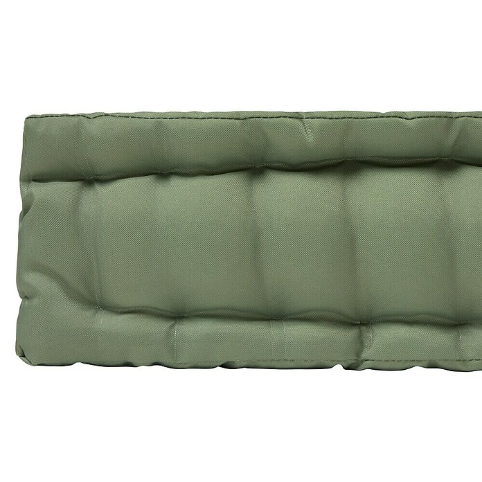 Cojín para respaldo de palet water resist (L x An x Al: 60 x 40 x 10 cm, Verde, 100% poliéster) | BAUHAUS