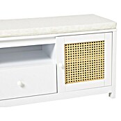 Banco Tana (L x An x Al: 80 x 36 x 46 cm, Madera, Blanco) | BAUHAUS