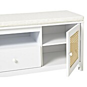 Banco Tana (L x An x Al: 80 x 36 x 46 cm, Madera, Blanco) | BAUHAUS