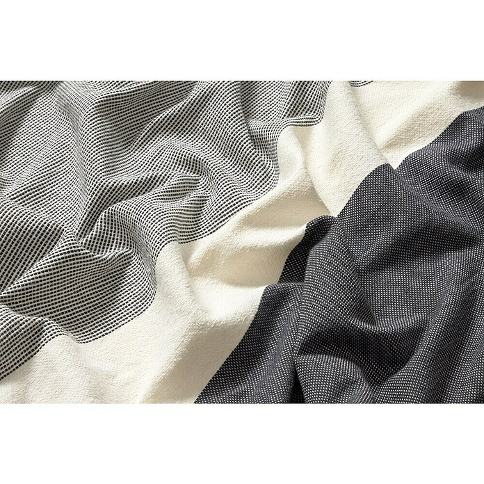 Plaid Vigore Rayas (180 x 260 cm, Antracita) | BAUHAUS