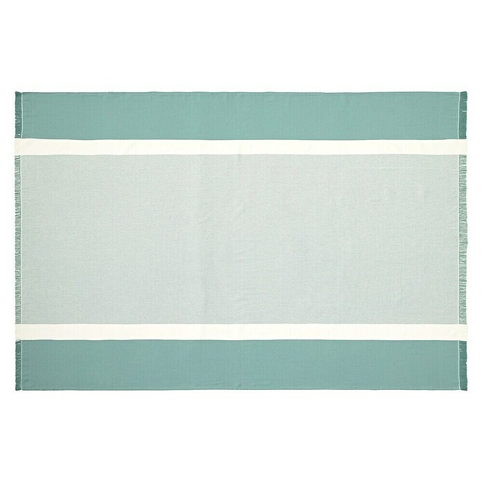 Plaid Vigore Rayas (180 x 260 cm, Verde) | BAUHAUS