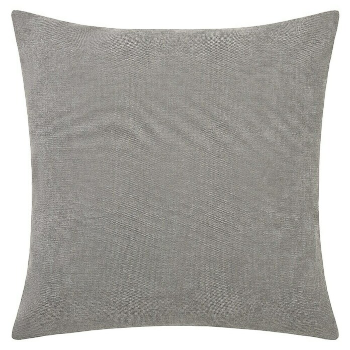 Cojín Chenilla (Gris, 45 x 45 cm, 100% poliéster, 1 ud.) | BAUHAUS