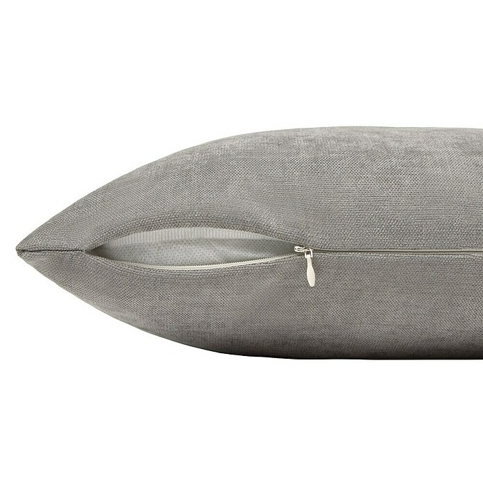 Cojín Chenilla (Gris, 45 x 45 cm, 100% poliéster, 1 ud.) | BAUHAUS
