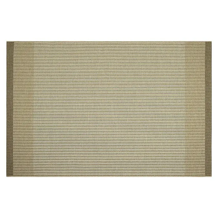 Alfombra exterior In/Out Rayas - Natural, 290 x 200 cm, Polipropileno - Alfombra de rayas con un diseño minimalista. La alfombra tiene un patrón simple con rayas horizontales en beige y blanco y se adapta a muchos estilos interiores.