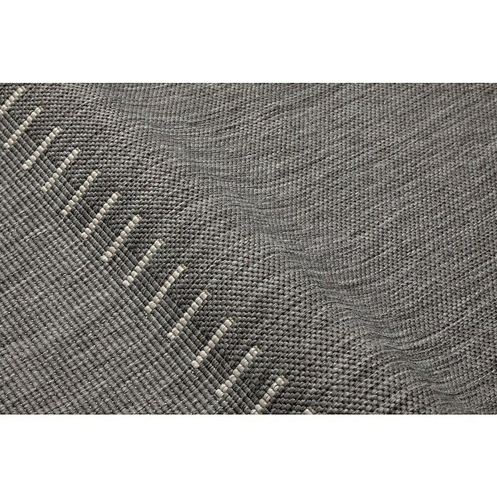 Alfombra exterior reversible In/Out Pespunte (Silver, 230 x 160 cm, Polipropileno) | BAUHAUS