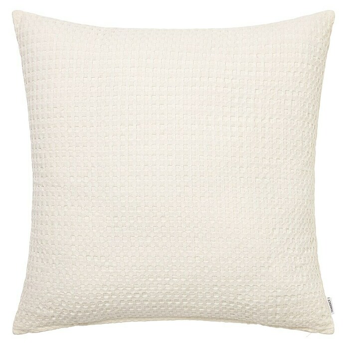 Cojín Waffle (Crudo, 50 x 50 cm, 75% algodón reciclado 25% poliéster) | BAUHAUS