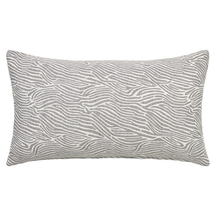 Cojín Jacquard Cebra (Gris, 30 x 50 cm, 58% poliéster y 42% algodón, 1 ud.) | BAUHAUS