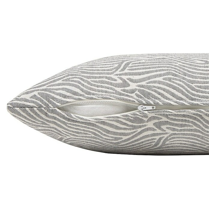 Cojín Jacquard Cebra (Gris, 30 x 50 cm, 58% poliéster y 42% algodón, 1 ud.) | BAUHAUS