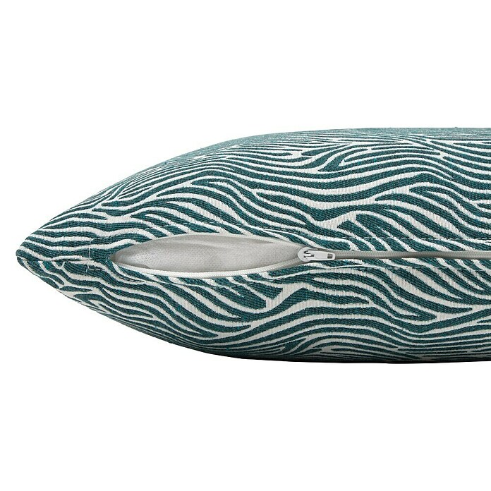 Cojín Jacquard Cebra (Verde, 30 x 50 cm, 58% poliéster y 42% algodón, 1 ud.) | BAUHAUS