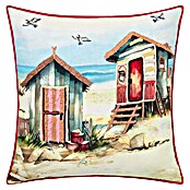 Cojín Paisaje Sand (Beige/Rojo, 45 x 45 cm, 100% algodón) | BAUHAUS