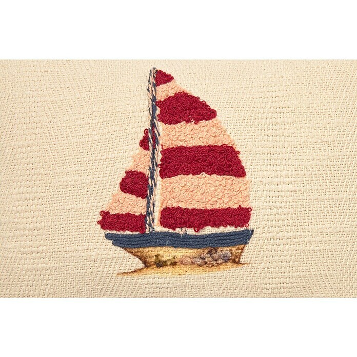 Cojín Velero Sail (Rojo, 20 x 30 cm, 100% algodón) | BAUHAUS