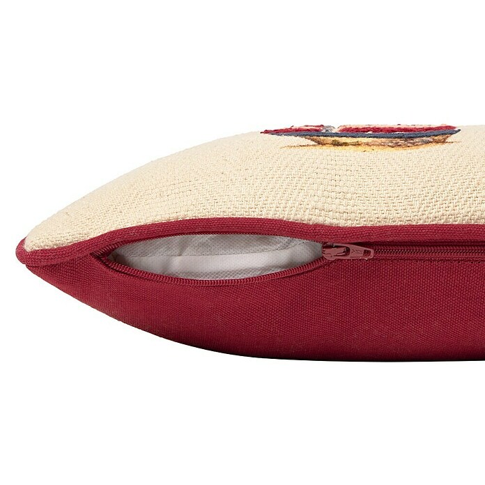 Cojín Velero Sail (Rojo, 20 x 30 cm, 100% algodón) | BAUHAUS