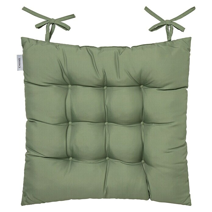 Cojín para silla water resist (45 x 45 x 5 cm, Verde, 100% poliéster) | BAUHAUS