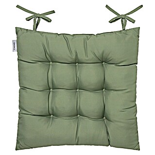 Cojín para silla water resist (45 x 45 x 5 cm, Verde, 100% poliéster)