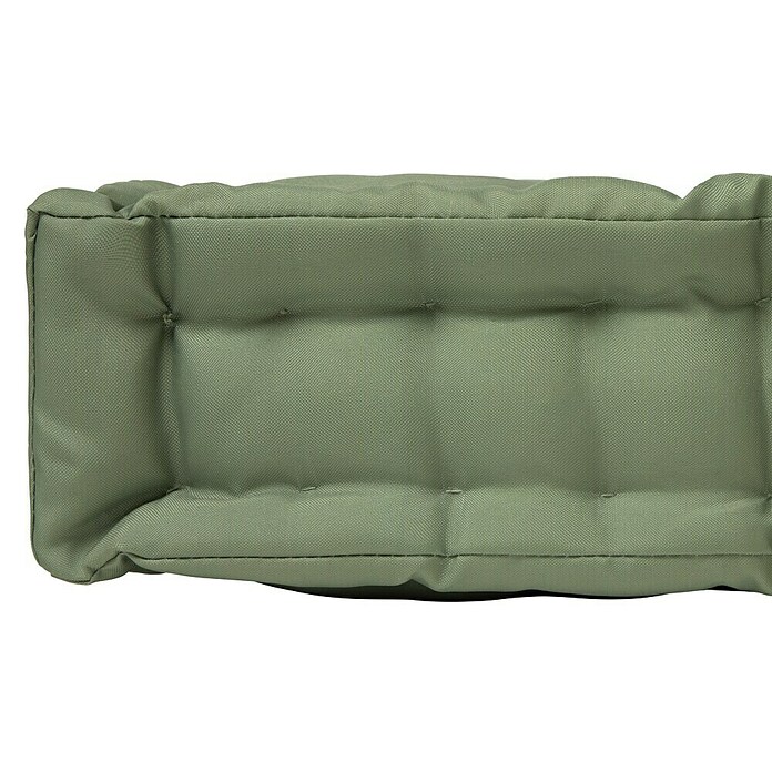 Cojín para asiento de palet water resist (Verde, L x An x Al: 80 x 60 x 10 cm, 100% poliéster) | BAUHAUS