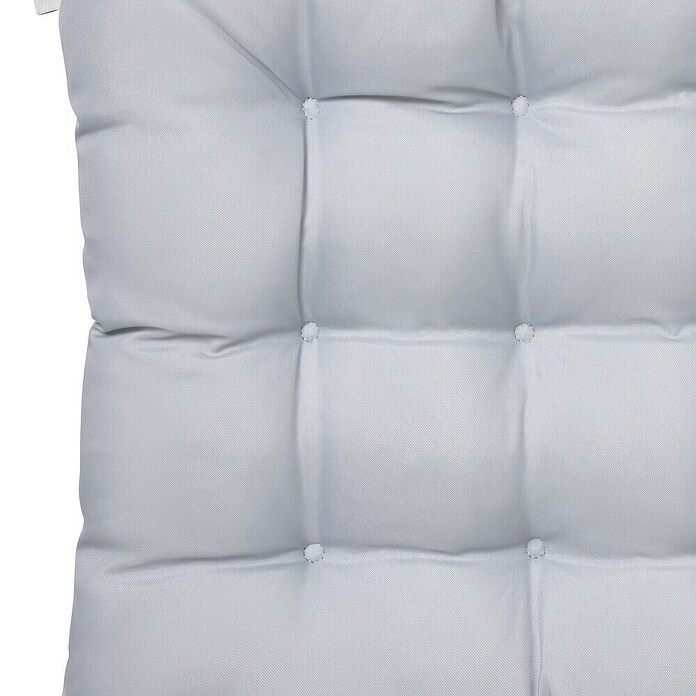 Cojín para silla water resist (45 x 45 x 5 cm, Gris, 100% poliéster) | BAUHAUS