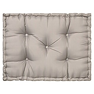 Cojín para asiento de palet water resist (Taupe, L x An x Al: 80 x 60 x 10 cm, 100% poliéster)