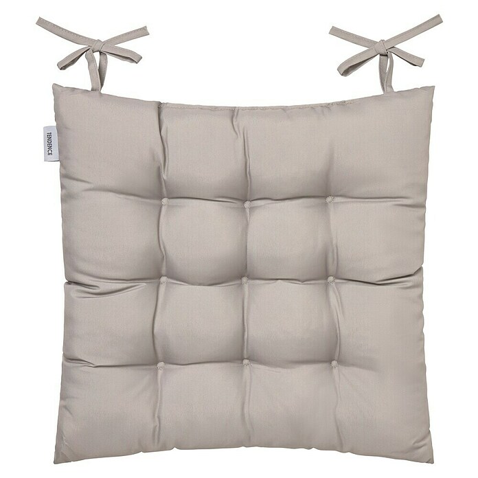Cojín para silla water resist (45 x 45 x 5 cm, Taupe, 100% poliéster) | BAUHAUS