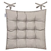 Cojín para silla water resist (45 x 45 x 5 cm, Taupe, 100% poliéster) | BAUHAUS