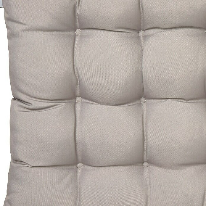 Cojín para silla water resist (45 x 45 x 5 cm, Taupe, 100% poliéster) | BAUHAUS