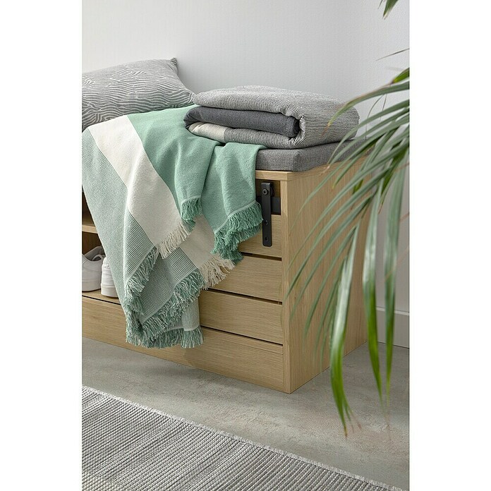 Banco Amla (L x An x Al: 80 x 35 x 48 cm, Madera, Natural) | BAUHAUS