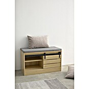 Banco Amla (L x An x Al: 80 x 35 x 48 cm, Madera, Natural) | BAUHAUS