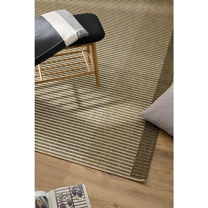 Alfombra exterior In/Out Rayas (Natural, 110 x 60 cm, Polipropileno) | BAUHAUS