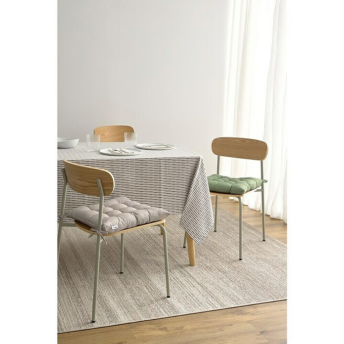 Cojín para silla water resist (45 x 45 x 5 cm, Verde, 100% poliéster) | BAUHAUS