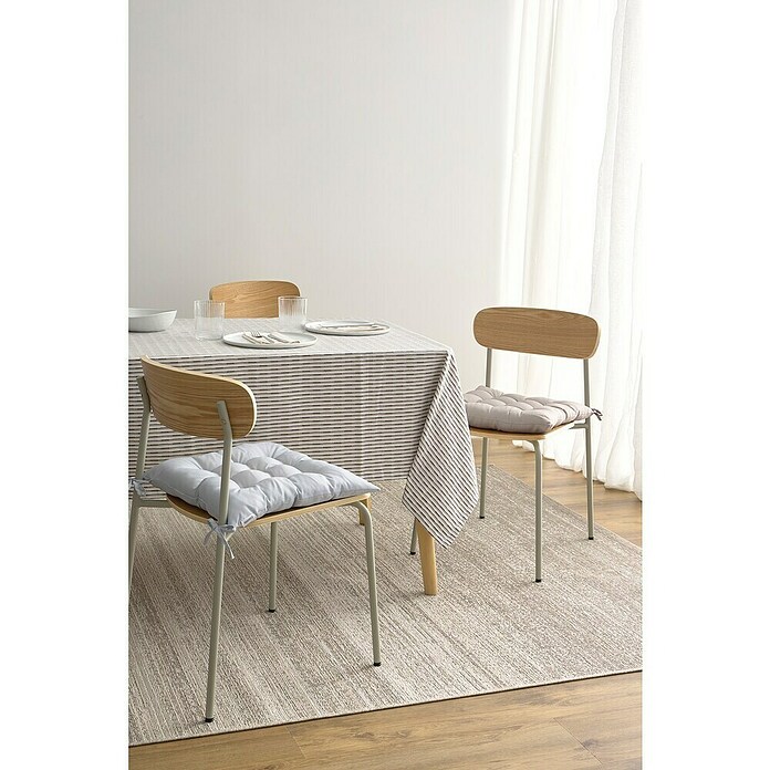 Cojín para silla water resist (45 x 45 x 5 cm, Gris, 100% poliéster) | BAUHAUS