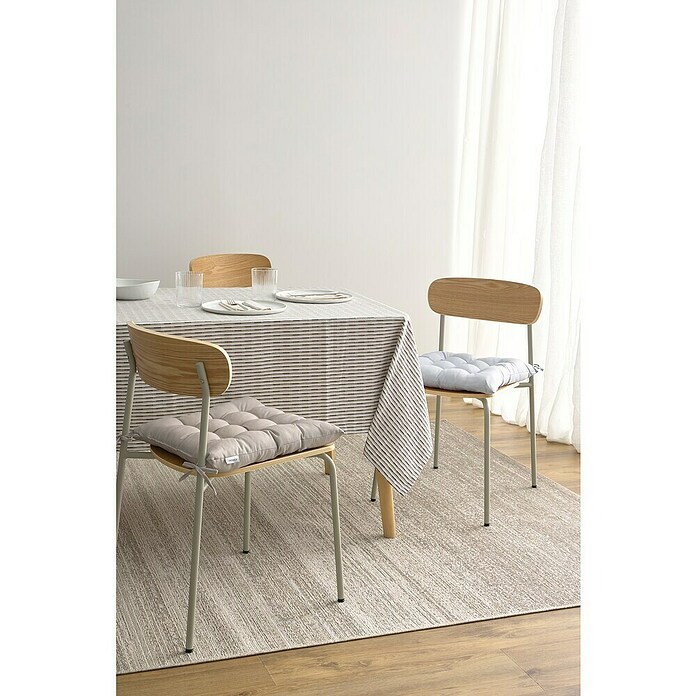 Cojín para silla water resist (45 x 45 x 5 cm, Taupe, 100% poliéster) | BAUHAUS