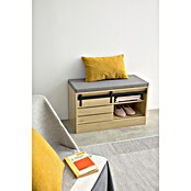 Banco Amla (L x An x Al: 80 x 35 x 48 cm, Madera, Natural) | BAUHAUS
