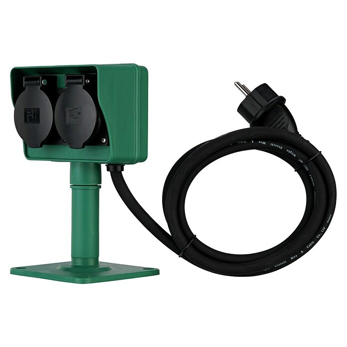 Starlux Contactdoos met grondpen