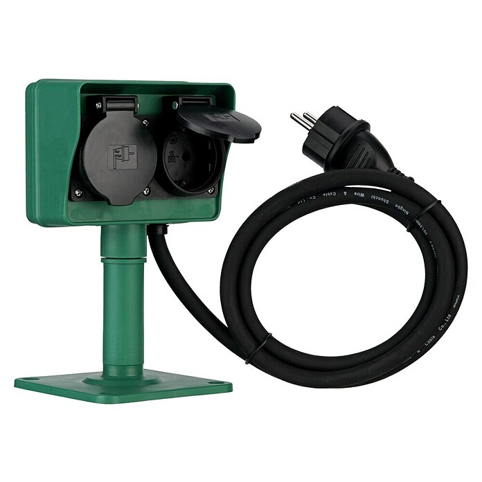 Starlux Contactdoos met grondpen