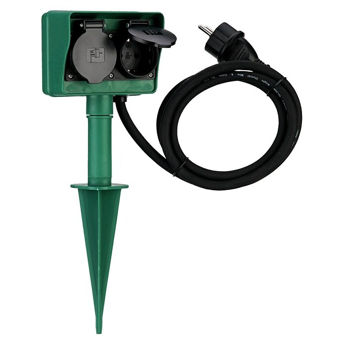 Starlux Contactdoos met grondpen