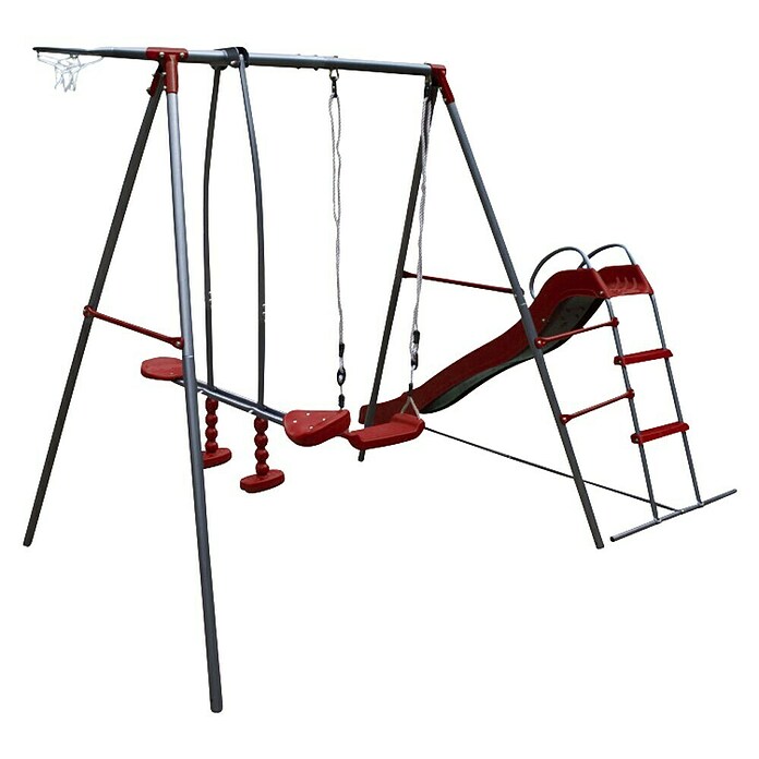 Kinderspielturm Thymek II (L x B x H: 230 x 150 x 195 cm, Rot) | BAUHAUS