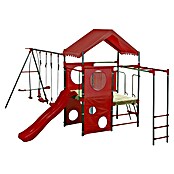 Kinderspielturm Olaf (L x B x H: 339 x 468 x 265 cm, Rot) | BAUHAUS