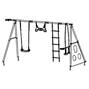 Kinderspielturm Allan II (L x B x H: 150 x 400 x 195 cm, Rot) | BAUHAUS