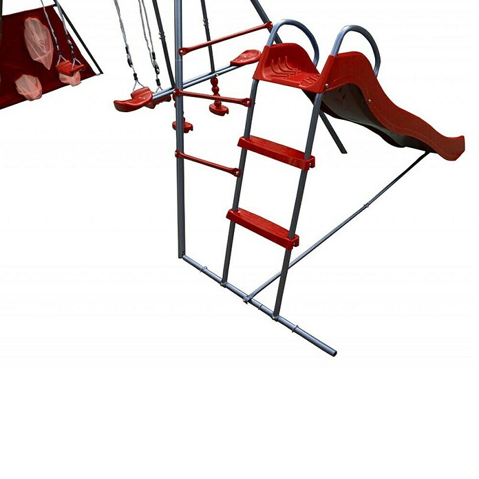 Kinderspielturm Maks II (L x B x H: 480 x 185 x 195 cm, Rot) | BAUHAUS