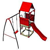 Kinderspielturm Katjek (L x B x H: 295 x 215 x 260 cm, Rot) | BAUHAUS