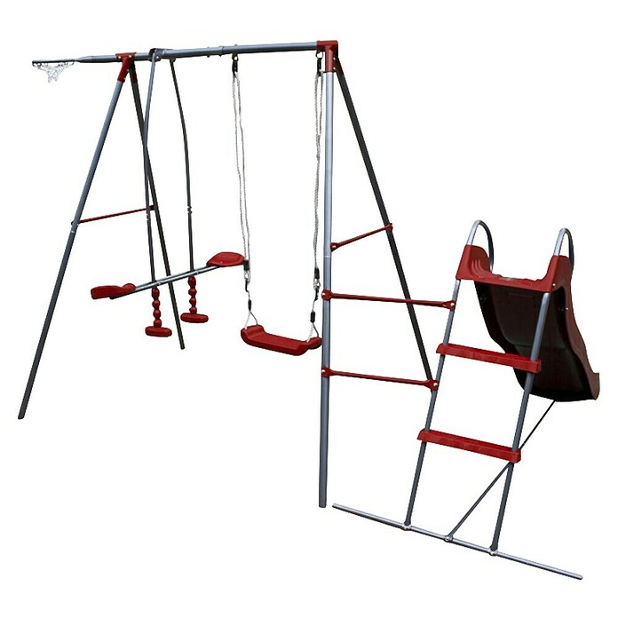 Kinderspielturm Thymek II (L x B x H: 230 x 150 x 195 cm, Rot) | BAUHAUS