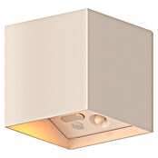 Calex Solar-wandlamp voor buiten Volterra Up & Down light (1,5 W, l x b x h: 10 x 10 x 10,3 cm, Zand, IP44, 170 lm) | BAUHAUS