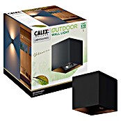 Calex Solar-wandlamp voor buiten Volterra Up & Down light (1,5 W, l x b x h: 10 x 10 x 10,3 cm, Zwart, IP44, 170 lm) | BAUHAUS